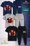 Children's Marvel 3Lu in the Shield 3L T-Shirt Tracksuit Set