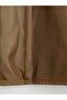 Brown Striped Linen Blend Women's Blazer Jacket - 3