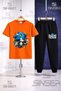 Children's Snic Yarim Ymrk Sikan 3Lu Kare in 3Lu T-Shirt and Sweatpants Set - 3