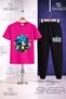 Children's Snic Yarim Ymrk Sikan 3Lu Kare in 3Lu T-Shirt and Sweatpants Set - 2