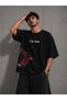 I’M Fine Printed Oversize Unisex T-Shirt Streetwear Minimal Design Loose Fit - 3