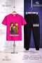 Children's Sinser Hearted Text 3Lu Square 3LÜ T-Shirt and Sweatpants Set - 2