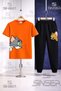 Children's Cat and Mouse Tmjrry Kafalar Yanda 3LÜ T-Shirt Tracksuit Set - 3