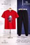 Children's Panda Red Headphones 3Lu in the Square 3LÜ T-Shirt Tracksuit Set - 2