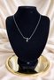 Zircon Stone Pendant Minimal Steel Women's Necklace - 2