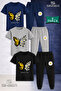 Children's Buttrfly Yellow Wing Daisy 3-Piece T-Shirt Tracksuit Set