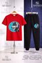 Children's Wolf Gray Turquoise Tvl 3-Piece T-Shirt Tracksuit Set - 4