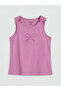 Gencc Quality Bowknot Printed Girls' Undershirt 2-Piece Set - 5