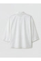 White Embroidery Detailed Muslin Women's Shirt - 5