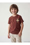 Lc waikiki crew neck printed boys' t-shirt
