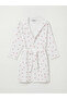 Güli̇s Gi̇yi̇m^New Season Mixed Hearted Cotton Girls' Bathrobe