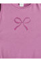Gencc Quality Bowknot Printed Girls' Undershirt 2-Piece Set - 7