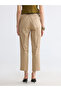 Trendlucky Women's Gabardine Trousers with Belt and Difference in Waistline - 4