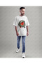 Palestine Design Oversize Unisex T-Shirt with Kefiye Pattern Streetwear Print - 4