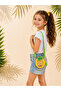 Girl's Pineapple Shaped Shoulder Bag – Transparent Detail, Zipper Closure, Adjustable Strap - 2