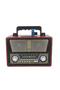 Retro-Style Portable Bluetooth Radio with Rechargeable Battery & Hi-Fi Stereo Speaker - 2