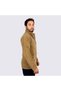 Beige 5-Pocket Tactical Fleece Cardigan - Tactical Fleece with Pockets - 4