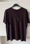 Brown Organic Cotton Oversize Basic Tshirt - 2