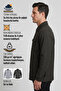 سترة رجالية من Metropole Modern Regular Fit مقاومة للماء باللون الكاكي M601-R0501-02 - 2