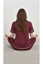 Short Sleeve V-Neck Pajama Set - 2