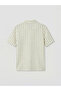 White Regular Fit Resort Collar Striped Men's Shirt - 5
