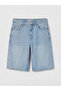 Blue Bermuda Fit Women's Jean Shorts - 2