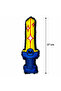 Sword Squeaky Cat Toy 27 cm Plush Cat Toy Hugging and Kicking Toy - 2