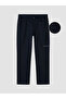 Navy Blue Regular Fit Gabardine Men's Chino Trousers - 4