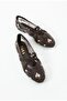 Rose Embroidered Women's Ballet Shoes - 4