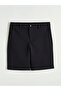Navy Blue Standard Fit Men's Shorts - 3