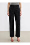 Black Women's Trousers with Belt - 4