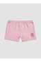 Pink Printed Girls' Boxers, Pack of 5 - 3