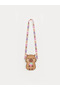 Brown Animal Figured Girl's Shoulder Bag - 2