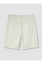White Slim Fit Women's Jean Shorts - 2