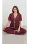 Short Sleeve V-Neck Pajama Set