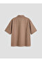 Brown Stone Embroidered Women's Shirt - 4