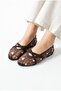 Rose Embroidered Women's Ballet Shoes