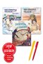 Alfa Kalem</DNTCTMS>+ Dedemin Clocks+ Kar Küresiyle Yolculuk Mısır ve Barselona</DNTCTMS> ( Signs of Spring) 3 Books for Children