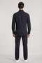 Men's Slim Fit Logo Embroidered Detailed Cotton Long Sleeve Black Shirt - 4