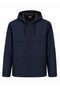 Men's Navy Blue Hooded Waterproof Lightweight Jacket – Casual & Sporty Stylish Windbreaker - 7