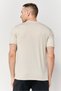 Men Sportswear Fit Short Sleeve Outdoor T-Shirt, Beige - 4