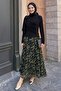 Green Yoryo Suit with Patterned Skirt - 3
