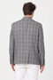 Lazue Men's Gray Polyviscon Fabric Slim Fit Mono Collar Sports Blazer Jacket - 7