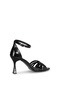 233 Mg Black Heeled Women's Shoes - 5
