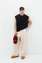Lace-Up Baggy Fit Sweatpants Stone
