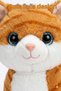 Plush Cat with Sound 25 cm – Orange, Soft Toy Cat, Sleeping and Playmate - 3