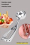 Ice Cream Halva Cookie Shaper Presentation Scoop Stainless Steel Ice Cream Spoon - 3