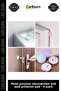 Special Production Shock Absorbing White Furniture Multi-Purpose Silicone Door Wall Protector Buffer 4-Pack - 4