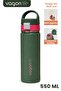 550 ml Single Lid Dual Use Stainless Steel Thermos with Straw and Comfortable Drinking Handle 1110-550ml