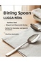 Lug Ga Nida Tablespoon Set of 6 - High Quality 18/10 Stainless Steel - 2